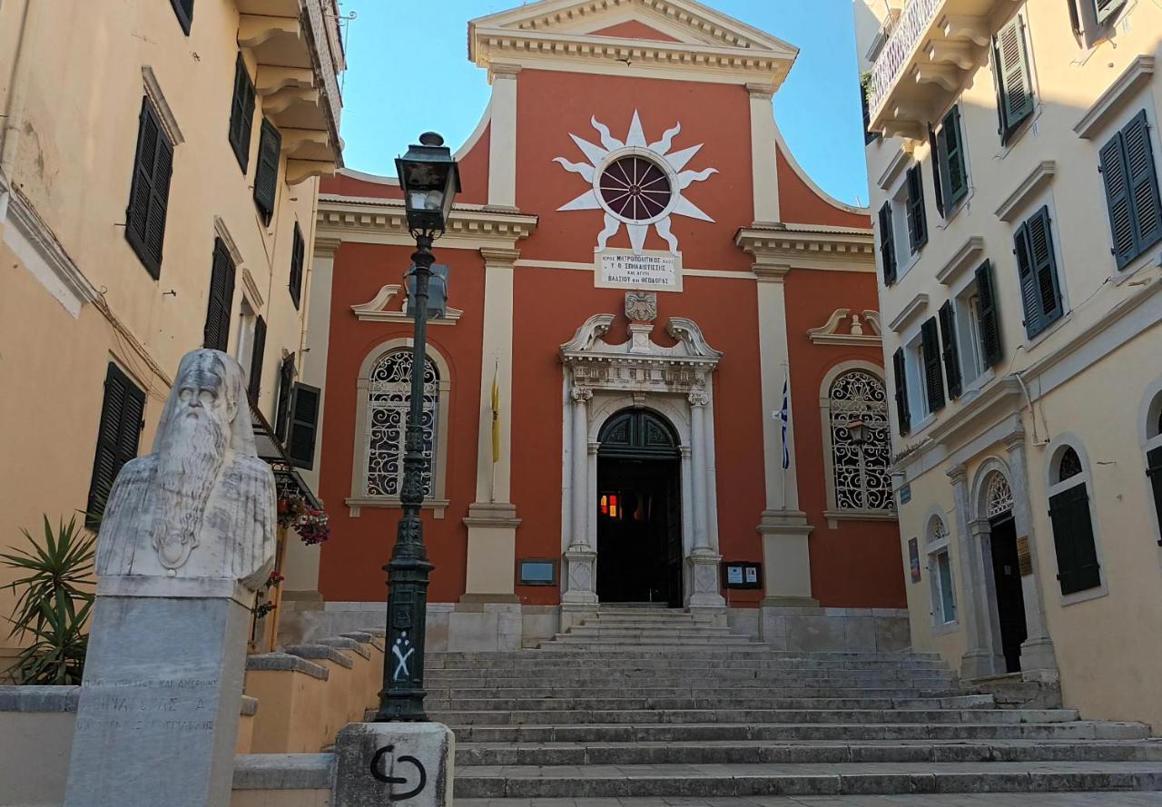 Апартаменты Eftihia Di Corfu Corfu  Экстерьер фото